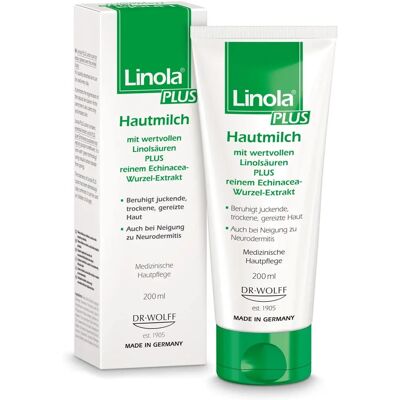 Dr. Wolff Bodylotion - Linola plus Hautmilch - Trockene Hautpflege Dr. Wolff Bodylotion - Linola plus Hautmilch - Trockene Hautpflege