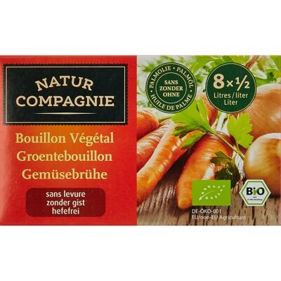 Caldo Vegetal Ecológico Natur Compagnie en Pastillas 88g Caldo Vegetal Ecológico Natur Compagnie en Pastillas 88g