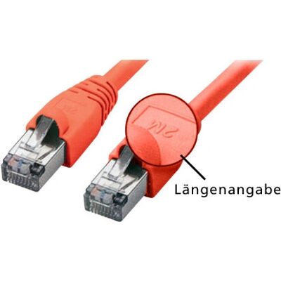 Tecline Modell 71600R - 0,5 m Rotes S-FTP Cat5e Netzwerkkabel Tecline Modell 71600R - 0,5 m Rotes S-FTP Cat5e Netzwerkkabel