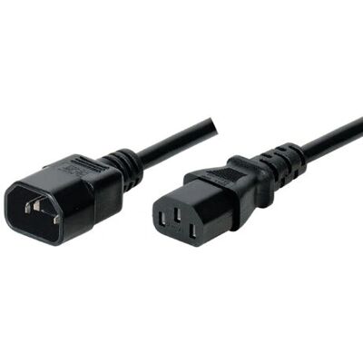 Tecline IEC - Estensione Cavo Alimentazione IEC - Nero - 1m Tecline IEC - Estensione Cavo Alimentazione IEC - Nero - 1m