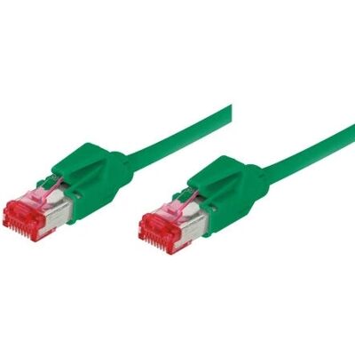 Tecline 71830G groene 30m Cat6a S/FTP netwerkkabel Tecline 71830G groene 30m Cat6a S/FTP netwerkkabel