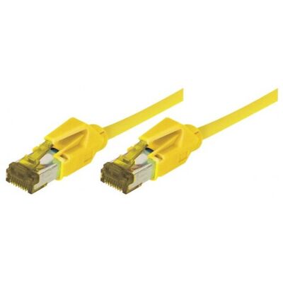 Câble réseau S/FTP CAT 7 jaune 2m exertis Connect - Publicité Câble réseau S/FTP CAT 7 jaune 2m exertis Connect - Publicité