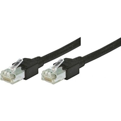 Cavo di rete Tecline nero 0,3m Cat5e S/UTP Cavo di rete Tecline nero 0,3m Cat5e S/UTP