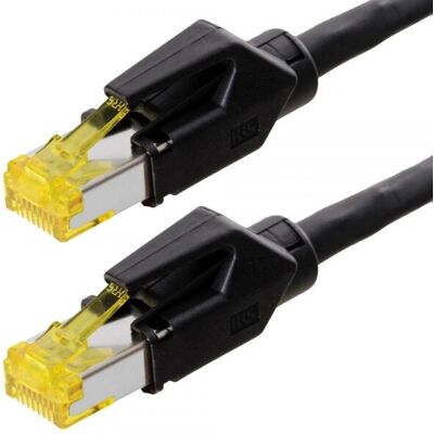 Tecline - S/FTP Cat6A - Black - 3m - Networking cable Tecline - S/FTP Cat6A - Black - 3m - Networking cable