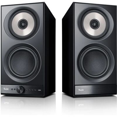Teufel Stereo M - Schwarz - 3-Wege Kabellos & Kabelgebunden 160 W Teufel Stereo M - Schwarz - 3-Wege Kabellos & Kabelgebunden 160 W