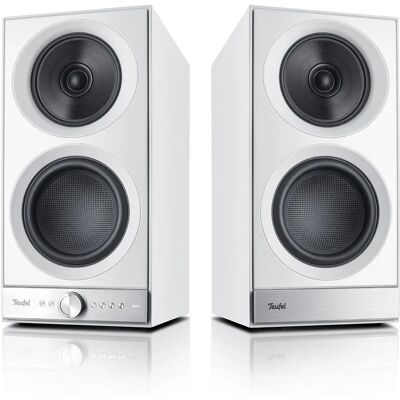 Teufel Stereo M - 3-Wege Kabel & Funklautsprecher - Schwarz, Weiß Teufel Stereo M - 3-Wege Kabel & Funklautsprecher - Schwarz, Weiß
