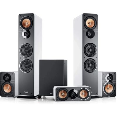Teufel Ultima 40 Surround - 5.1 Lautsprecherset - Weiß/Schwarz Teufel Ultima 40 Surround - 5.1 Lautsprecherset - Weiß/Schwarz