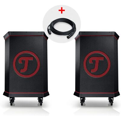 Teufel ROCKSTER Stereo System - Nacht Schwarz - Komplett System Teufel ROCKSTER Stereo System - Nacht Schwarz - Komplett System