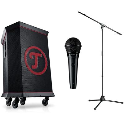 Teufel ROCKSTER + Shure PGA58 + Mikrofonstativ - Schwarz - Lautsprechersystem Teufel ROCKSTER + Shure PGA58 + Mikrofonstativ - Schwarz - Lautsprechersystem