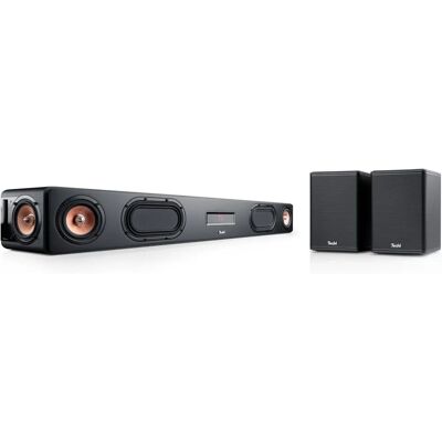 Teufel CINEBAR ULTIMA Surround - 2727 - Zwart - Soundbar - Surroundsystem - Einfache Einrichtung Teufel CINEBAR ULTIMA Surround - 2727 - Zwart - Soundbar - Surroundsystem - Einfache Einrichtung