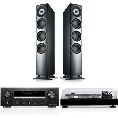Teufel DEFINION 3 + DENON DRA-900H + DUAL DT 500 - Lautsprecherset Teufel DEFINION 3 + DENON DRA-900H + DUAL DT 500 - Lautsprecherset