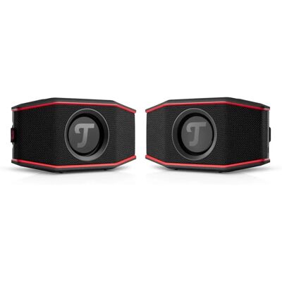 Teufel Rockster Go 2 Zestaw Stereo Czarny & Czerwony - Bluetooth głośnik Teufel Rockster Go 2 Zestaw Stereo Czarny & Czerwony - Bluetooth głośnik
