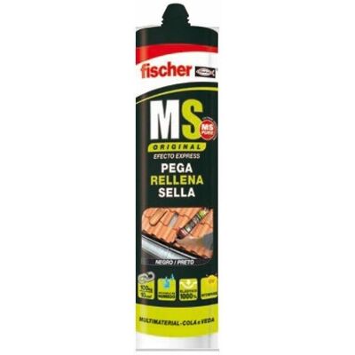 Fischer Ms Preto 290ml Selante/Adesivo - Resistente às condições climáticas Fischer Ms Preto 290ml Selante/Adesivo - Resistente às condições climáticas