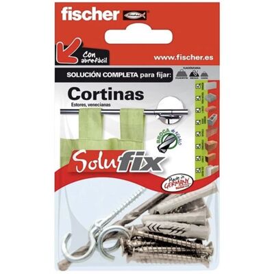 Fischer Solufix Gardinenbefestigungsset - 21 Stück Fischer Solufix Gardinenbefestigungsset - 21 Stück