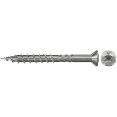 Śruba Fischer ze Stali Nierdzewnej 60mm - Głowica Stożkowa, Częściowe Gwintowanie Śruba Fischer ze Stali Nierdzewnej 60mm - Głowica Stożkowa, Częściowe Gwintowanie