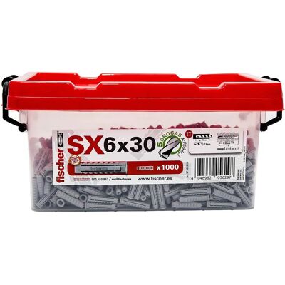 Tacos Fischer 6 x 30 mm - Tacos para pared Tacos Fischer 6 x 30 mm - Tacos para pared