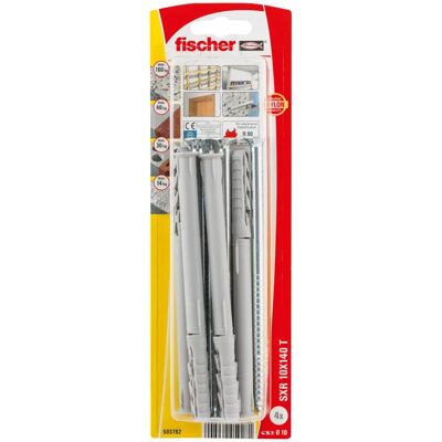 Fischer SXR 10 x 140 T Lang nylon vægankert - Vægankert Fischer SXR 10 x 140 T Lang nylon vægankert - Vægankert