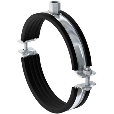Collier de tuyau robuste galvanisé Fischer - Raccord de plomberie - Publicité Collier de tuyau robuste galvanisé Fischer - Raccord de plomberie - Publicité