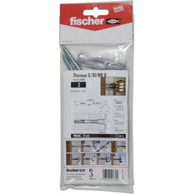 Fischer 10/160 M10 Schraube - Leichte Last Befestigung Fischer 10/160 M10 Schraube - Leichte Last Befestigung