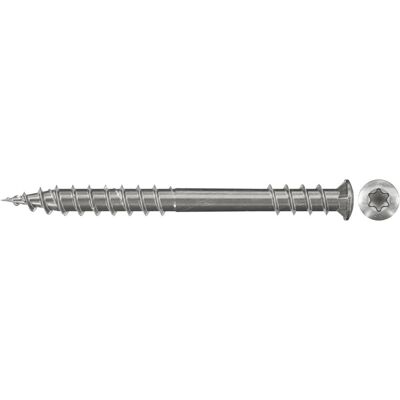 Fischer 660618 Roestvrij Stalen Terrasseschroeven - 80mm, 200 stuks Fischer 660618 Roestvrij Stalen Terrasseschroeven - 80mm, 200 stuks