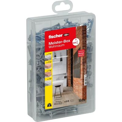 fischer Meester-Box - SX Plus S 160 stuks - Bevestigingsset voor beton en meer fischer Meester-Box - SX Plus S 160 stuks - Bevestigingsset voor beton en meer