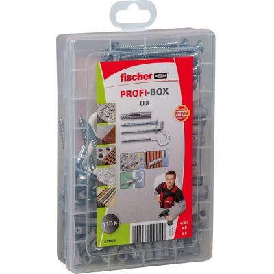 Fischer 518526 Kit de buchas - Nylon, 77 peças Fischer 518526 Kit de buchas - Nylon, 77 peças