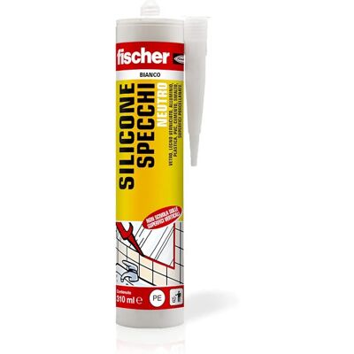 Fischer - Modello SNF-SPECCHI 310 BI - Sigillante siliconico neutro per specchi Fischer - Modello SNF-SPECCHI 310 BI - Sigillante siliconico neutro per specchi