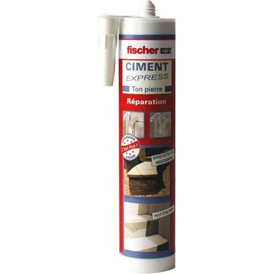 Cartouche de ciment Fischer ton pierre 310 ml - Réparation maçonnerie - Publicité Cartouche de ciment Fischer ton pierre 310 ml - Réparation maçonnerie - Publicité