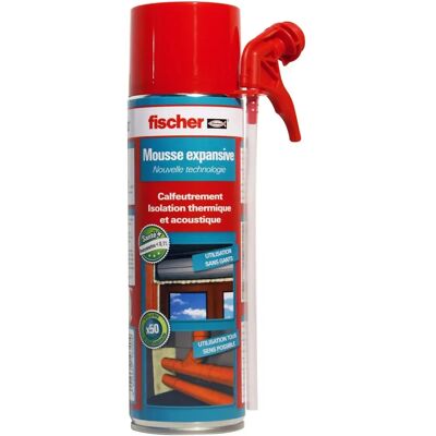 Mousse expansive Fischer - Isolation et étanchéité - 400ML - Publicité Mousse expansive Fischer - Isolation et étanchéité - 400ML - Publicité