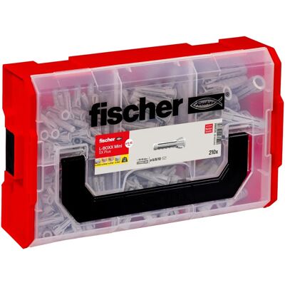 Zestaw kołków Fischer - SX Plus 532892 - Wszechstronny zestaw mocujący Zestaw kołków Fischer - SX Plus 532892 - Wszechstronny zestaw mocujący