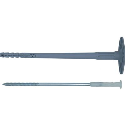Fischer 534158 Dämmstoffbefestiger - Grau Metall - 100 Stück Fischer 534158 Dämmstoffbefestiger - Grau Metall - 100 Stück