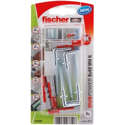 Fischer DuoPower Ankarpinnar och Spikar - Väggmontering Fischer DuoPower Ankarpinnar och Spikar - Väggmontering