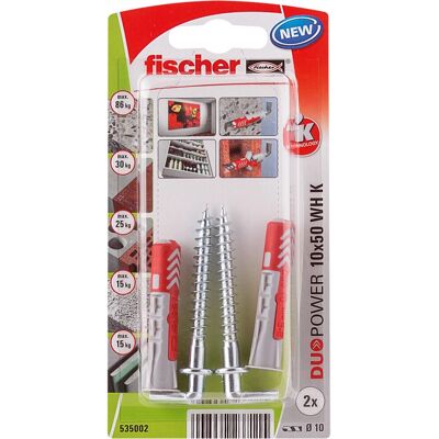Fischer 535002 Ancrages et Clous - Kit de Fixation Murale - Publicité Fischer 535002 Ancrages et Clous - Kit de Fixation Murale - Publicité