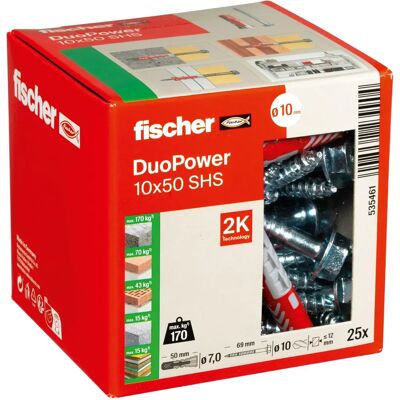 fischer DuoPower 10x50 S Dübel - Dübel fischer DuoPower 10x50 S Dübel - Dübel