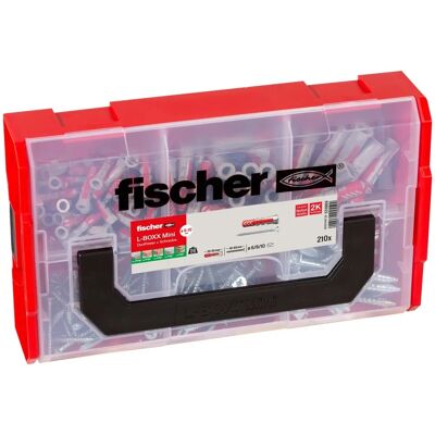 fischer DUOPOWER Plugg - 210 Stycken - Mångsidig Fästlösning fischer DUOPOWER Plugg - 210 Stycken - Mångsidig Fästlösning