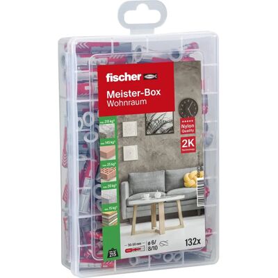 fischer Marca Modelo - Conjunto de buchas DuoPower 2K universal - 132 Peças fischer Marca Modelo - Conjunto de buchas DuoPower 2K universal - 132 Peças