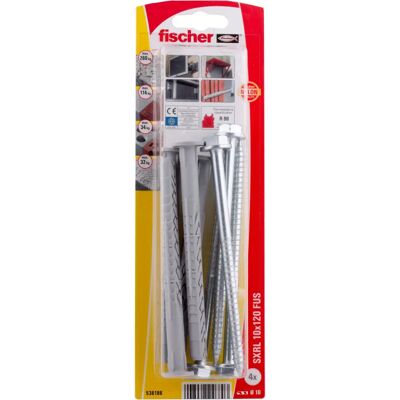 Fischertechnik 536186 Long Wall Plug - Screw Anchor for Masonry Fischertechnik 536186 Long Wall Plug - Screw Anchor for Masonry