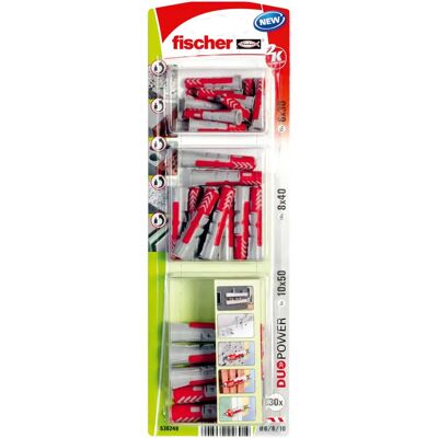 Fischer DuoPower Väggpluggsset - Universella Väggpluggar för Alla Väggar Fischer DuoPower Väggpluggsset - Universella Väggpluggar för Alla Väggar