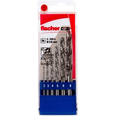 Fischer 536602 boor - metaal, 6 stuks Fischer 536602 boor - metaal, 6 stuks