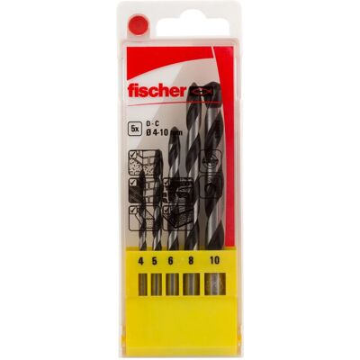 Fischer 536606 mèche - Type : Percussion, Diamètre : 4-10mm, Matériau : Carbure - Publicité Fischer 536606 mèche - Type : Percussion, Diamètre : 4-10mm, Matériau : Carbure - Publicité