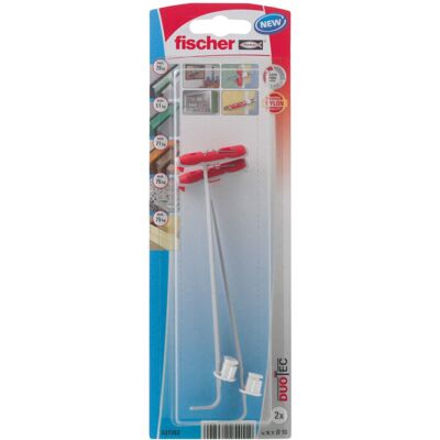 Fischer DuoTec 50mm Rawlplug - Vægmontering Fischer DuoTec 50mm Rawlplug - Vægmontering