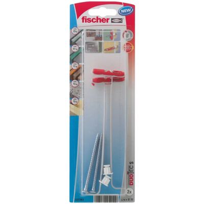 Fischer 537263 Schroefankers - Wandplug-set - 50 mm Fischer 537263 Schroefankers - Wandplug-set - 50 mm