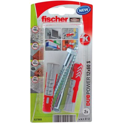 Fischer Plug en Schroef Set - 60mm DuoPower Fischer Plug en Schroef Set - 60mm DuoPower