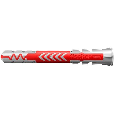 Fischer DuoPower 10 x 80 Cheville - Ancrage expansion, Rouge/Gris Fischer DuoPower 10 x 80 Cheville - Ancrage expansion, Rouge/Gris