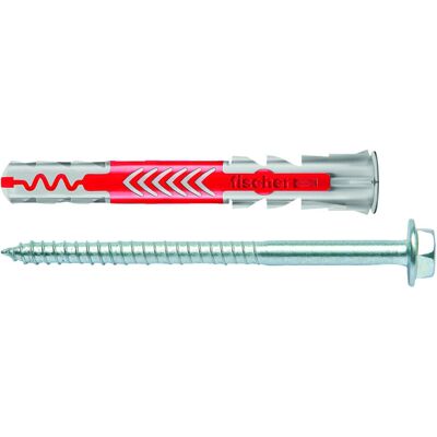 Fischer DuoPower 10 pièces Kit de vis et chevilles - Kit de chevilles et vis - Publicité Fischer DuoPower 10 pièces Kit de vis et chevilles - Kit de chevilles et vis - Publicité