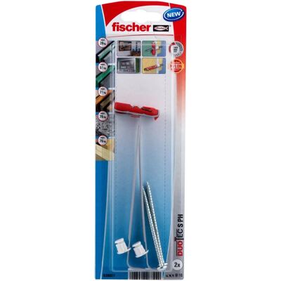 Fischer 539027 Skrueanker - Nylon vægplugg sæt til høje belastninger Fischer 539027 Skrueanker - Nylon vægplugg sæt til høje belastninger
