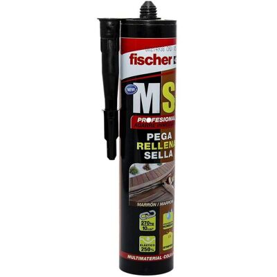 Fischer Marrom Selante/Adesivo MS - Selante/Adesivo - Resistente às condições meteorológicas Fischer Marrom Selante/Adesivo MS - Selante/Adesivo - Resistente às condições meteorológicas