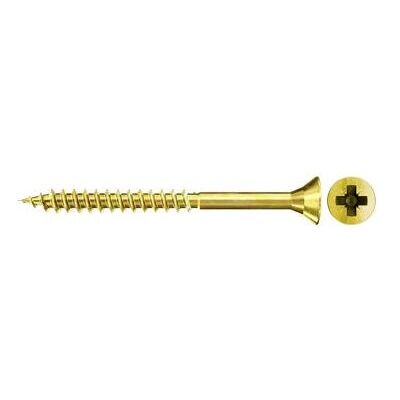 Fischer 551144 Verzinkte Kreuzschraube - 4,5x45mm - 500 Stück Fischer 551144 Verzinkte Kreuzschraube - 4,5x45mm - 500 Stück