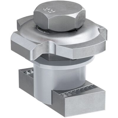 Fischer 542733 Stahl Polypropylen Gennemstikforbindelse - Rohrhalter Fischer 542733 Stahl Polypropylen Gennemstikforbindelse - Rohrhalter