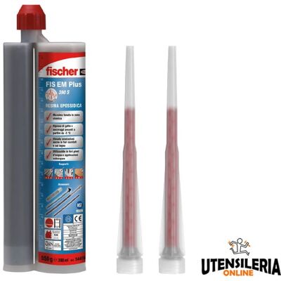 Resina di ancoraggio Fischer e Tecnomat - Epoxy Sismico, 390ml Resina di ancoraggio Fischer e Tecnomat - Epoxy Sismico, 390ml